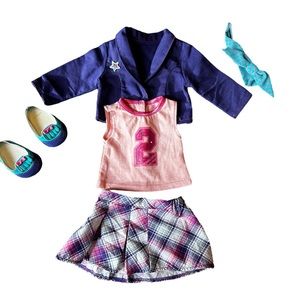 American Girl Outfit Ready to Learn Truly Me Retired 18” Doll